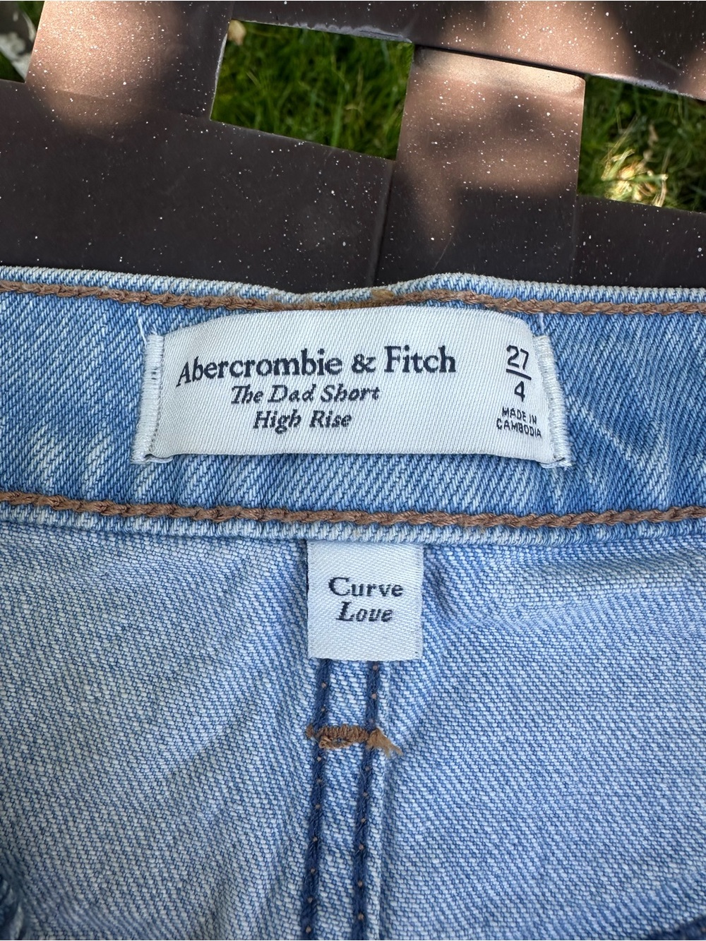 Abercrombie Jean Dad Shorts - Picture 2 of 3